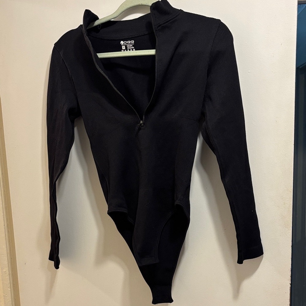 Black Long Sleeve Bodysuit